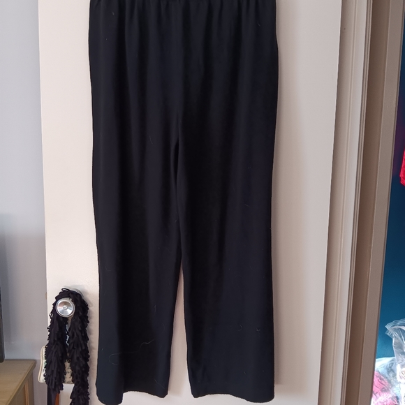 New JOHNSTONS OF ELGIN 100% Cashmere Wide Leg Lounge Pants Tall XL - Picture 3 of 4